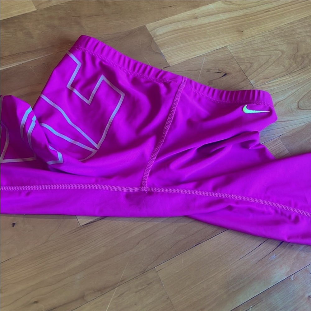 Nike Swim 30 Hot Pink Shorts Suit triathlon biking running - Picture 3 of 5